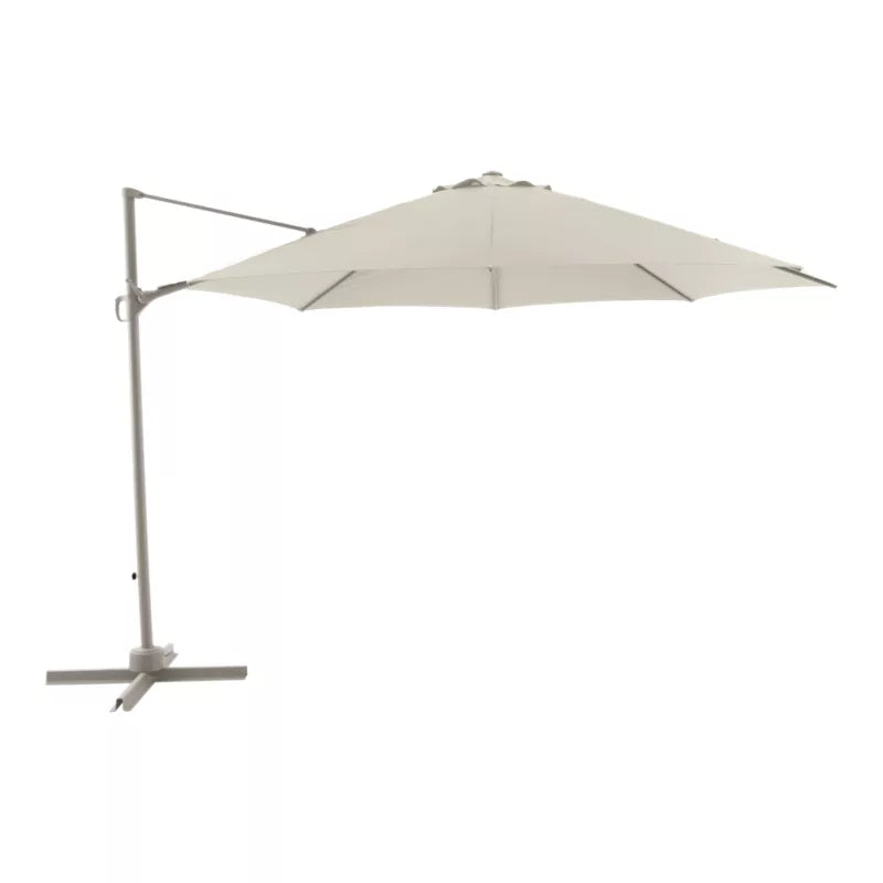 Parasol Brindisi Rund Ø350 cm Lysegrå