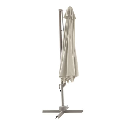 Parasol Brindisi Rund Ø350 cm Lysegrå