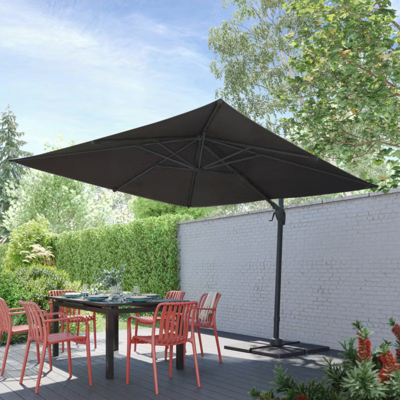 Parasol Corby 3x3 m Antracit