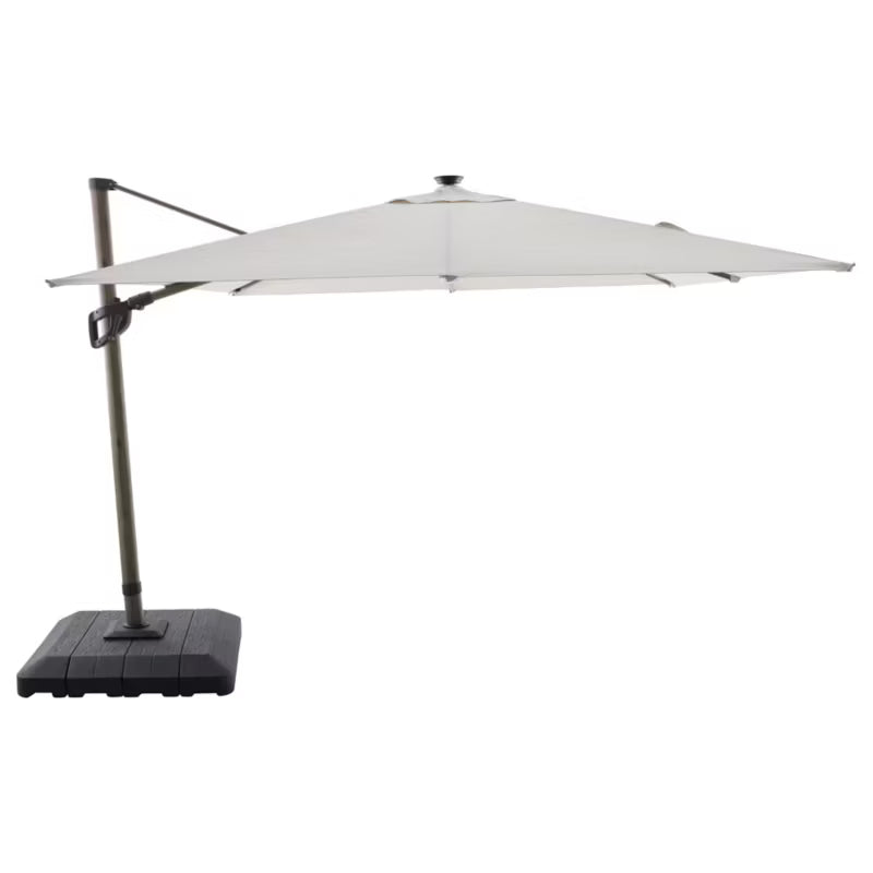 Parasol Corby 3x3 m LED Trælook