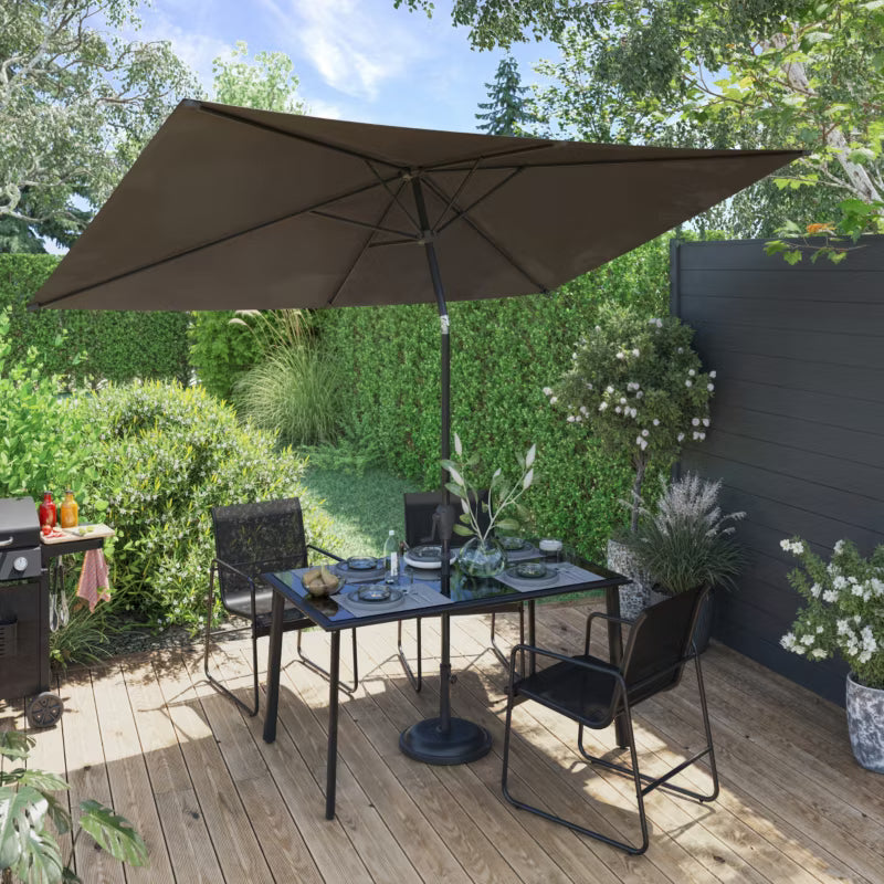 Parasol Kasane 2x3 m Antracit