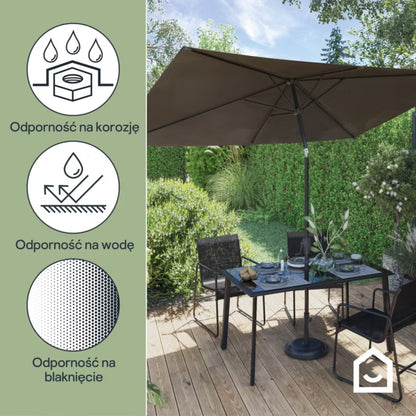Parasol Kasane 2x3 m Antracit