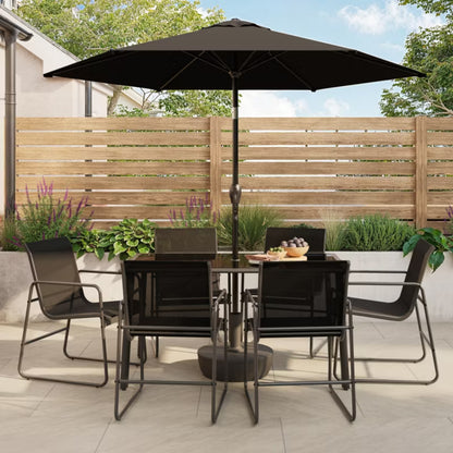 Parasol Kasane Rund Ø2,5 m Antracit