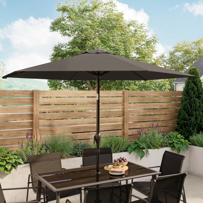 Parasol Kasane Rund Ø2,5 m Antracit