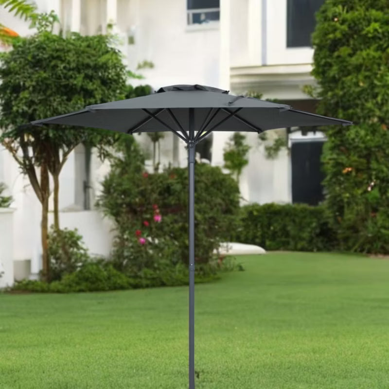 Parasol Kasane Rund 200 cm Antracit