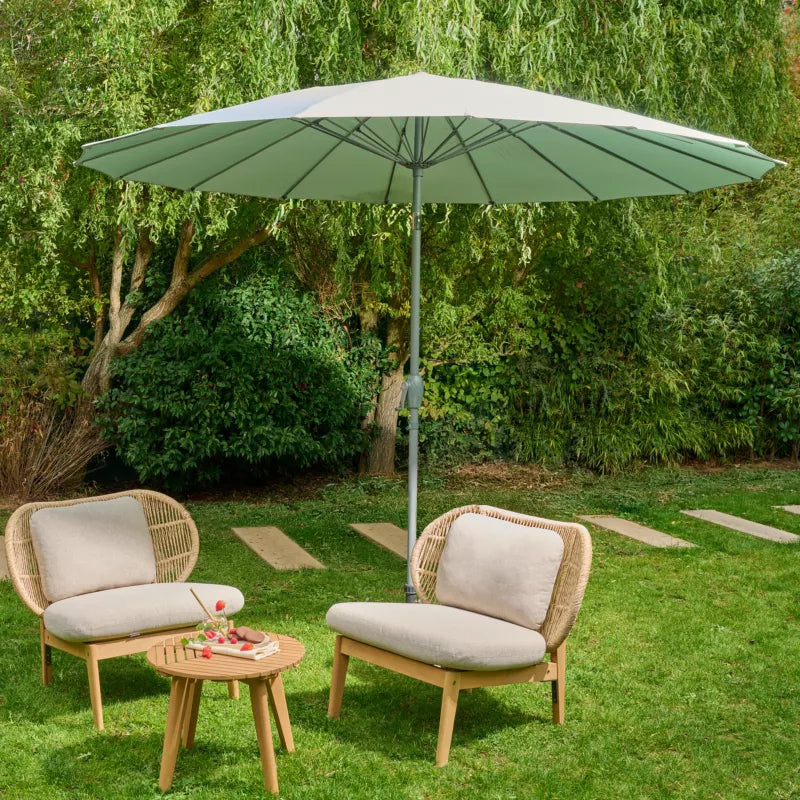 Parasol Temara Rund Ø300 cm Blå