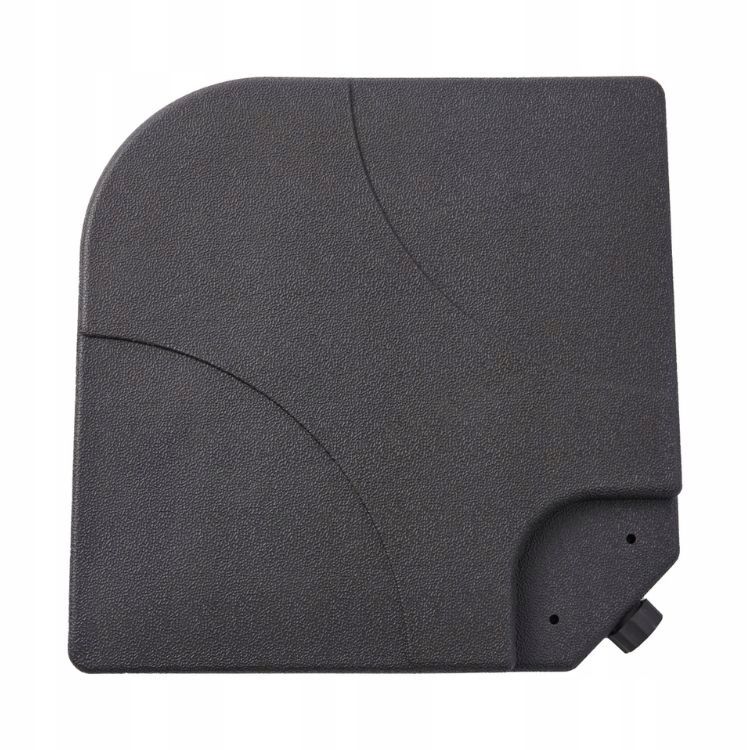 Parasolfod 100x100 cm Sort 60 Liter