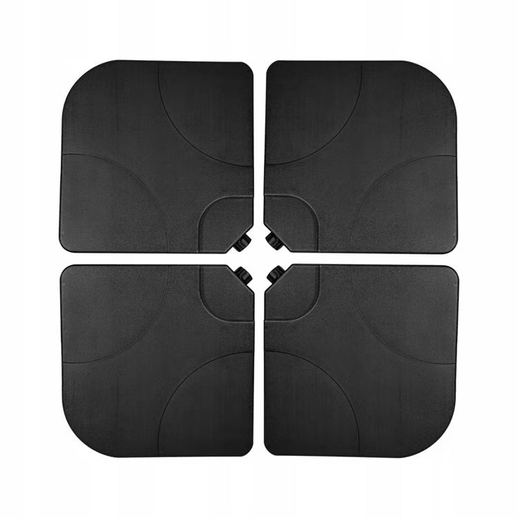 Parasolfod 100x100 cm Sort 60 Liter