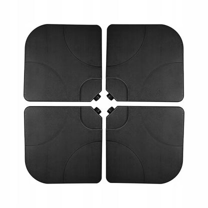 Parasolfod 100x100 cm Sort 60 Liter