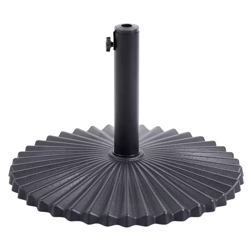 Parasolfod Carezza Ø60 cm Sort Stål