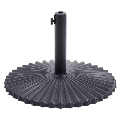 Parasolfod Carezza Ø60 cm Sort Stål