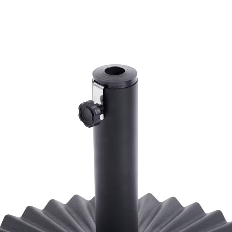 Parasolfod Carezza Ø60 cm Sort Stål