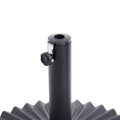Parasolfod Carezza Ø60 cm Sort Stål