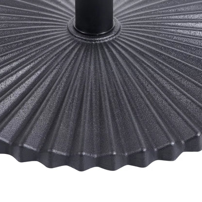 Parasolfod Carezza Ø60 cm Sort Stål