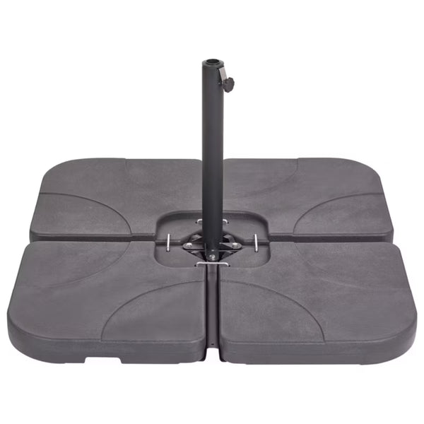 Parasolfod Caria 52x52 cm Firkantet Sort