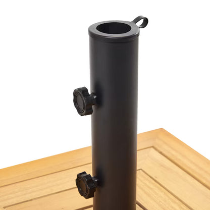 Parasolfod Ceccano 45x45 cm Kvadratisk Brun 21 kg