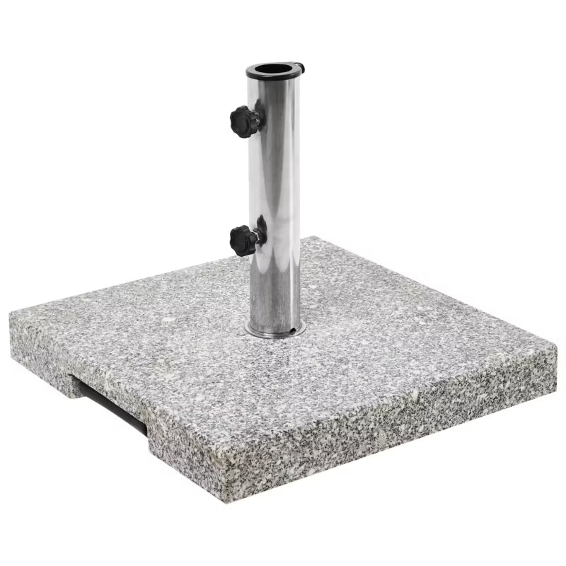 Parasolfod Cerzeto 45x45 cm 30 kg Granit Grå