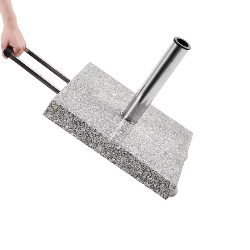 Parasolfod Cerzeto 45x45 cm 30 kg Granit Grå