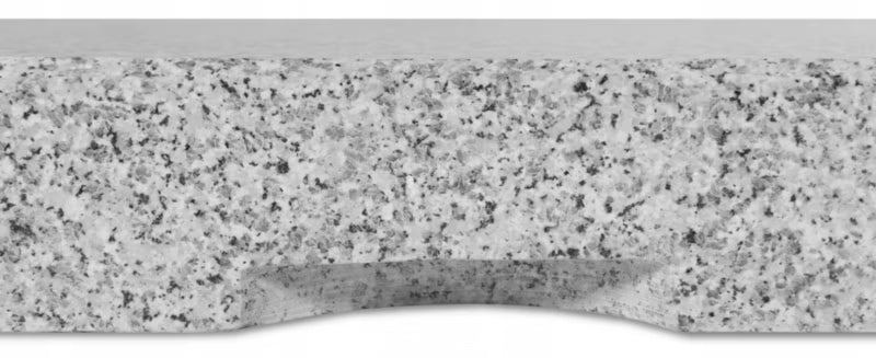 Parasolfod Granitplade 50x50 cm 55 kg Grå