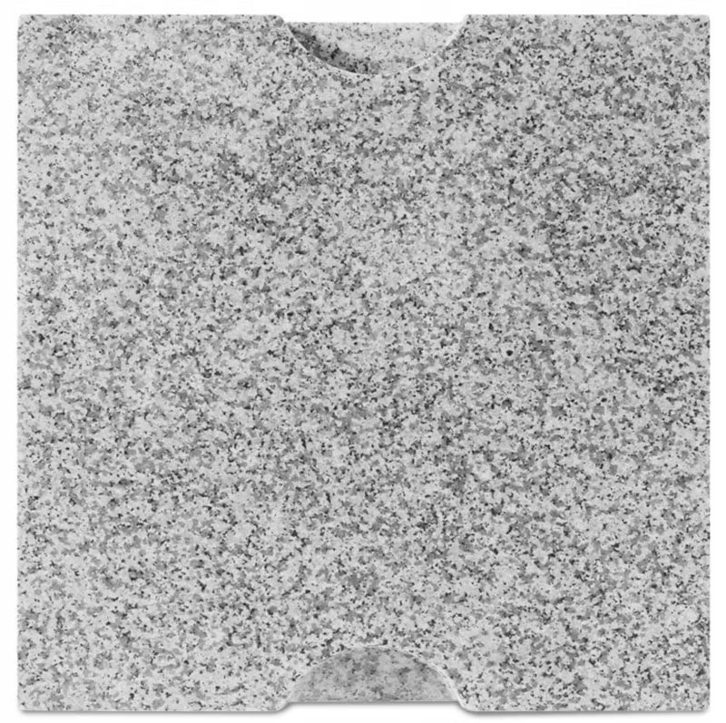 Parasolfod Granitplade 50x50 cm 55 kg Grå
