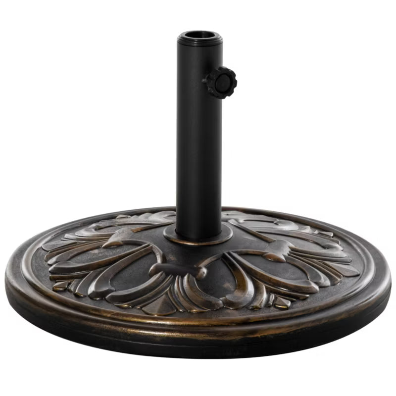 Parasolfod Ø48 cm Antik Messing 13 kg
