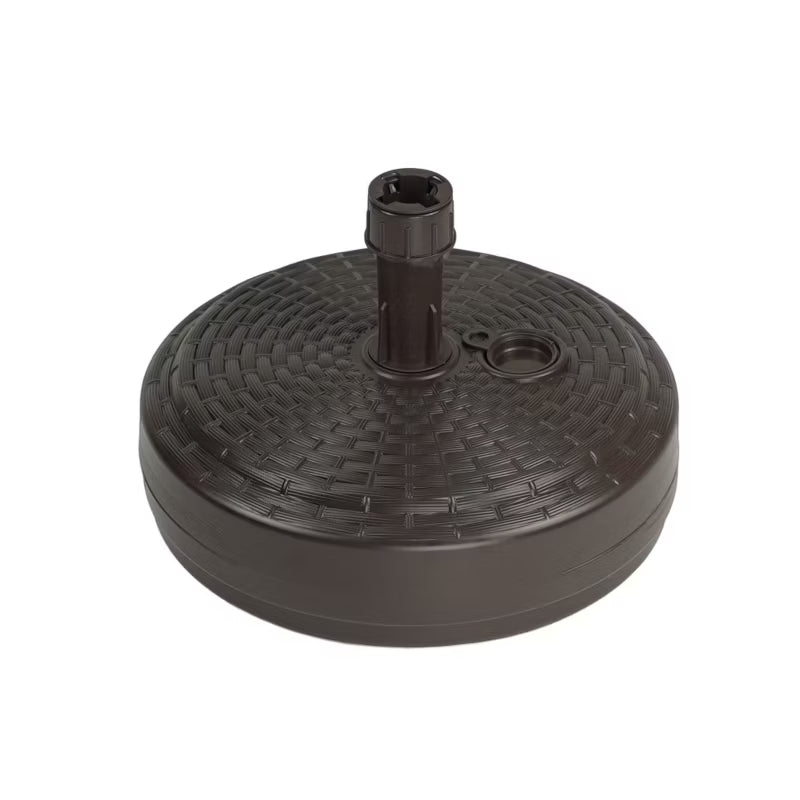 Parasolfod Rund 39 cm Brun Plastik