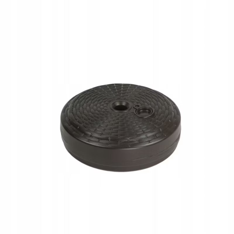 Parasolfod Rund 39 cm Brun Plastik