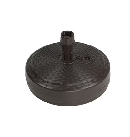 Parasolfod Rund 39 cm Brun Plastik