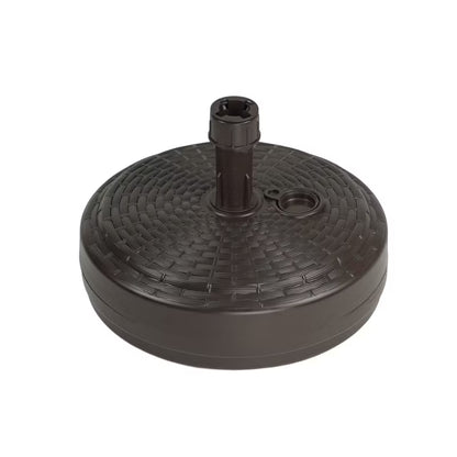 Parasolfod Rund 39 cm Brun Plastik