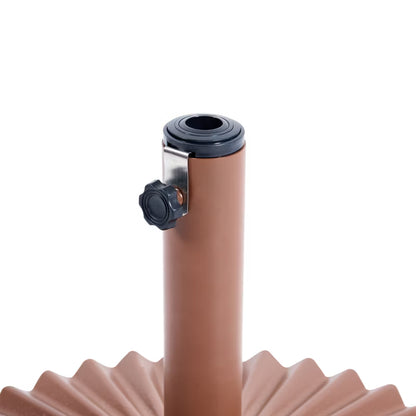 Parasolfod Rund 60 cm Brun Stål 21 kg