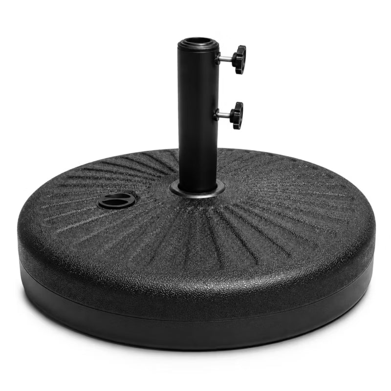 Parasolfod UB51 Ø51 cm Sort Plast