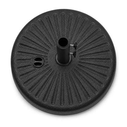 Parasolfod UB51 Ø51 cm Sort Plast