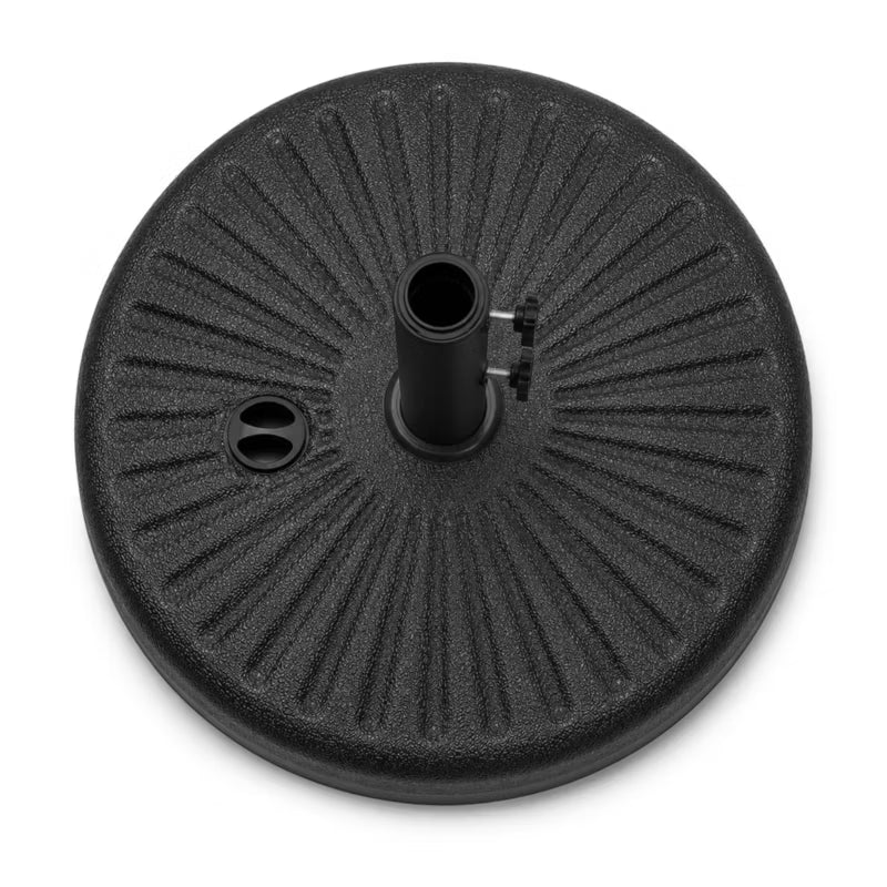 Parasolfod UB51 Ø51 cm Sort Plast