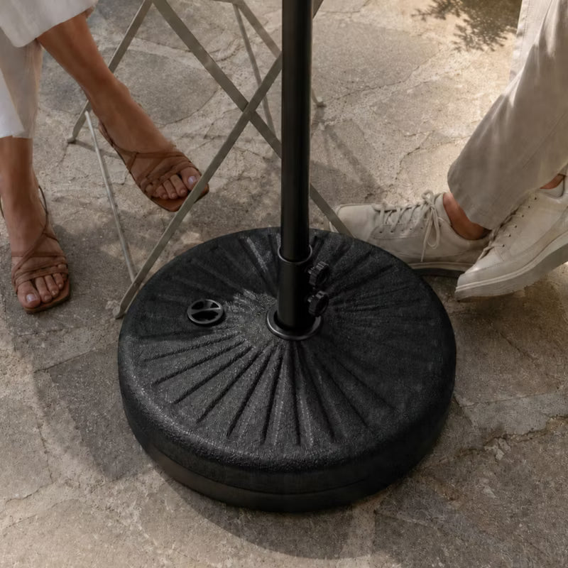 Parasolfod UB51 Ø51 cm Sort Plast