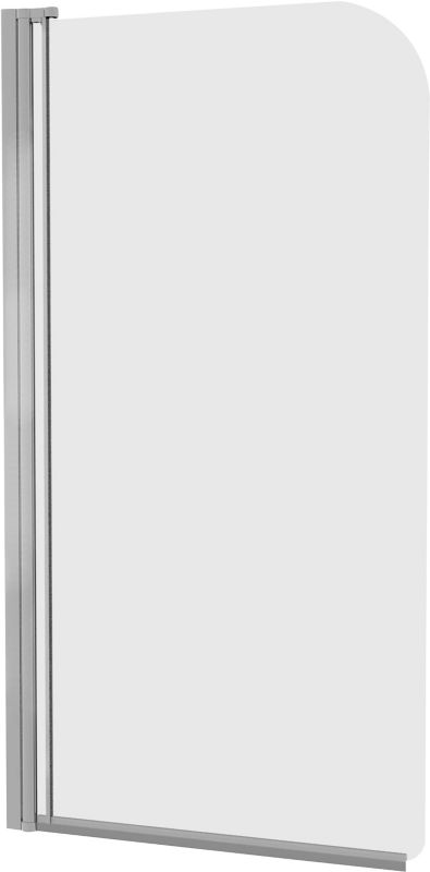 Arkell 1-delt badekarsafskærmning 130 x 75 cm transparent