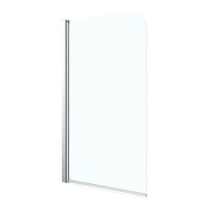 Badekarsskærm 1-delt 130x75 cm Transparent | 1142268C-76
