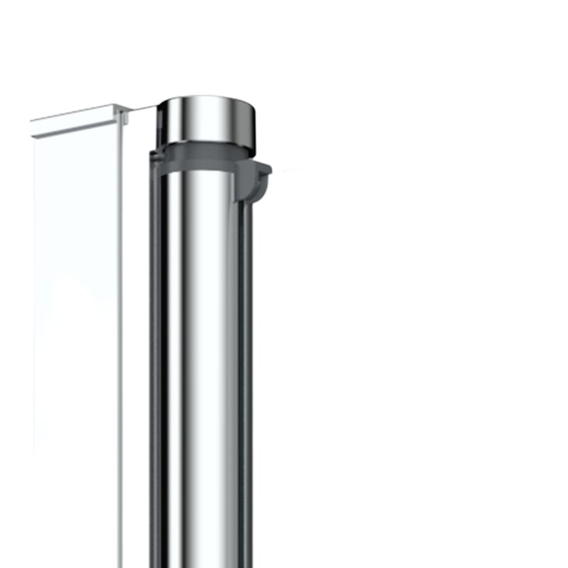 Badekarsskærm 1-delt 130x75 cm Transparent | 1142268C-76