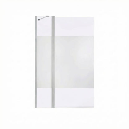Brusebadsskærm Calera 2-Dele 140 x 104-106 cm Hvid Dekor