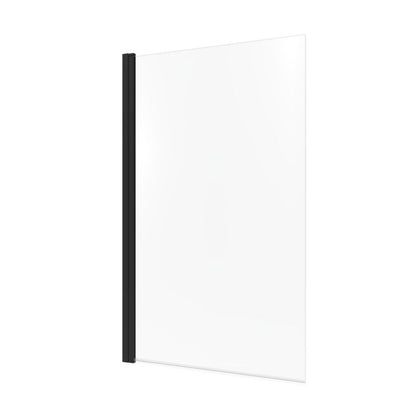 GoodHome Calera badekarsafskærmning 85 cm mat-sort