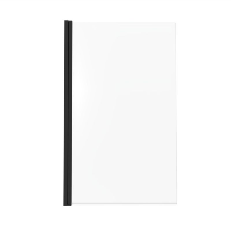 GoodHome Calera badekarsafskærmning 85 cm mat-sort