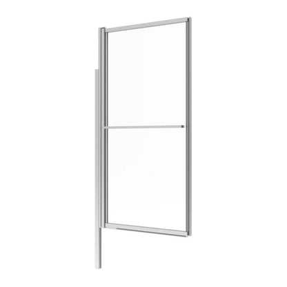 Brusebadsskærm Ezili 118 x 72,5 cm Børstet Aluminium