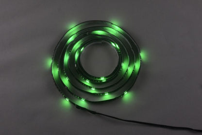 Donzy USB LED-strimmel 2 m sort med fjernbetjening