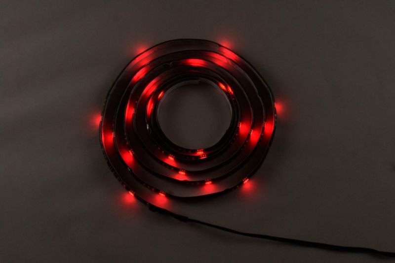 LED Strip Donzy USB 2 m Sort med Fjernbetjening