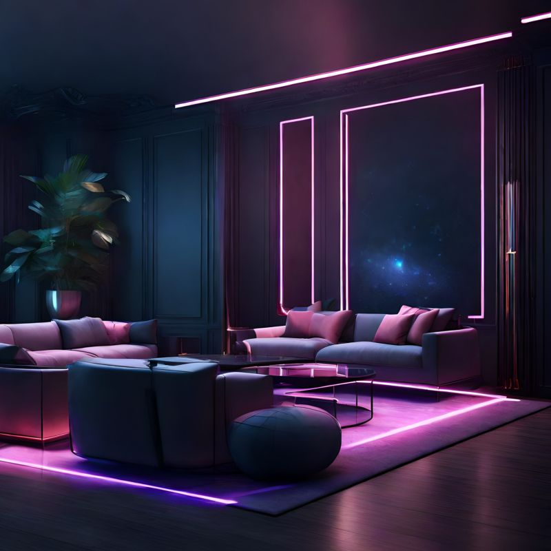 LED Strip E-light IP54 RGB 5 m Med Fjernbetjening