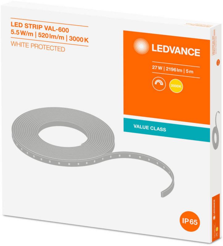 Ledvance LED-strip 600 27 W 3000 K IP65 5 m