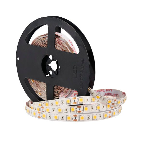 LED Strip Polux 12V 28W 3000K IP20 5m Varm Hvid