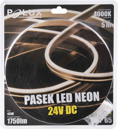 LED Strip Polux Neon 24 V IP65 4000 K 5 m