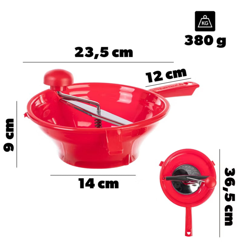 Passérkværn 23,5 cm Rød