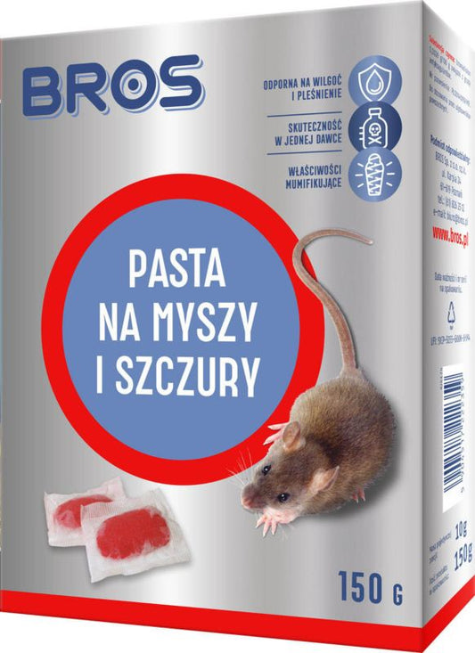 Bros pasta mod mus og rotter 150 g
