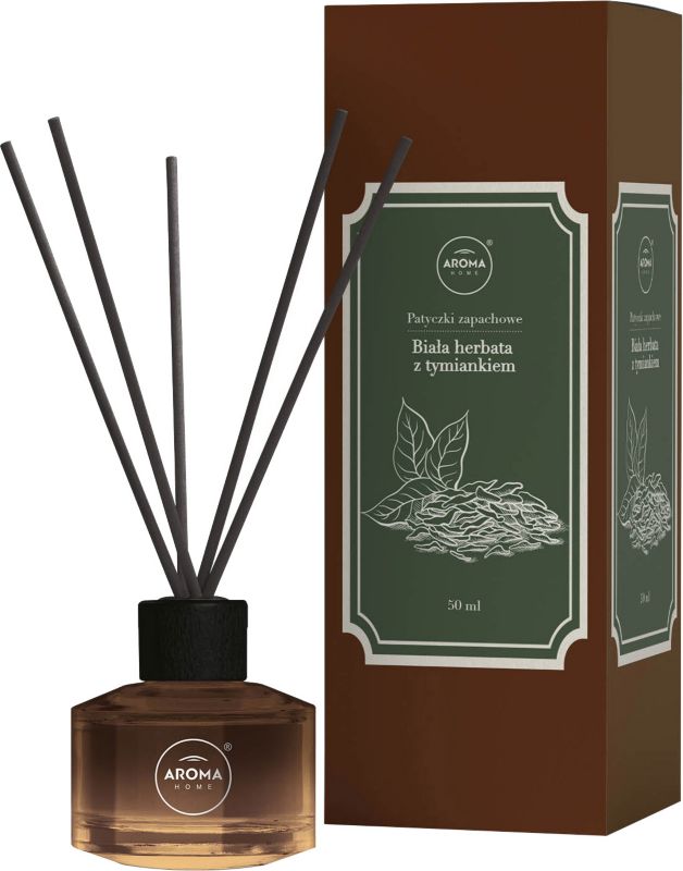 Aroma Home Herbarium duftpinde hvid te med timian 100 ml